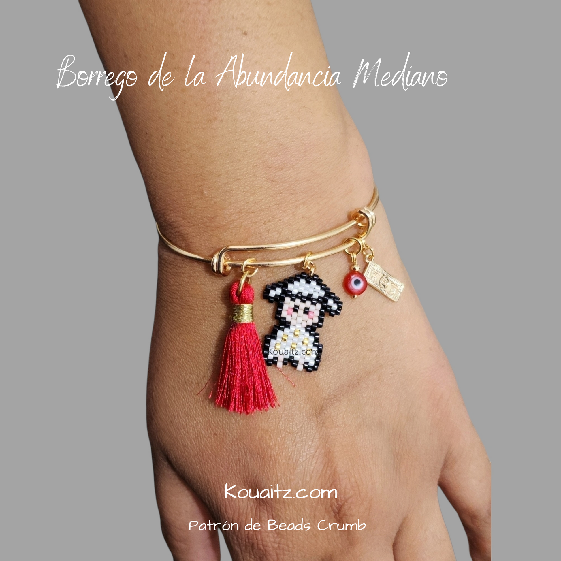 Pulsera Roja Borrego de la abundancia, Borreguito de la Abundancia Regalo de Navidad Original