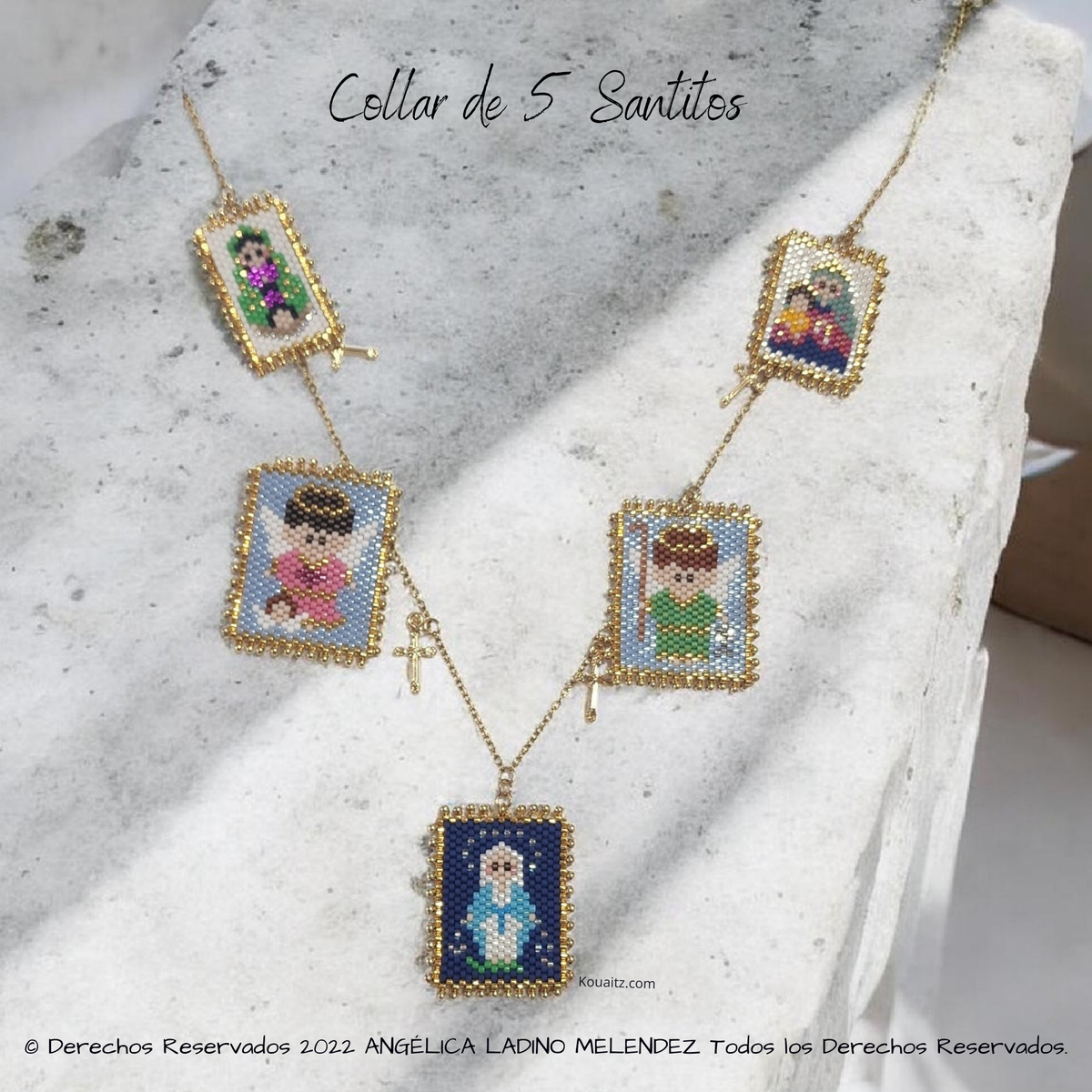 Santitos | Collar Artesanal (elige tus santos favoritos)