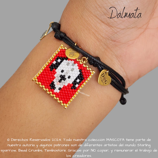 Dalmata Pulsera, Llavero, Collar o Kit
