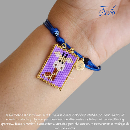 Jirafa Pulsera, Llavero, Collar o Kit