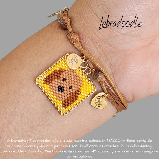 Labradoodle Pulsera, Collar, Llavero o Kit