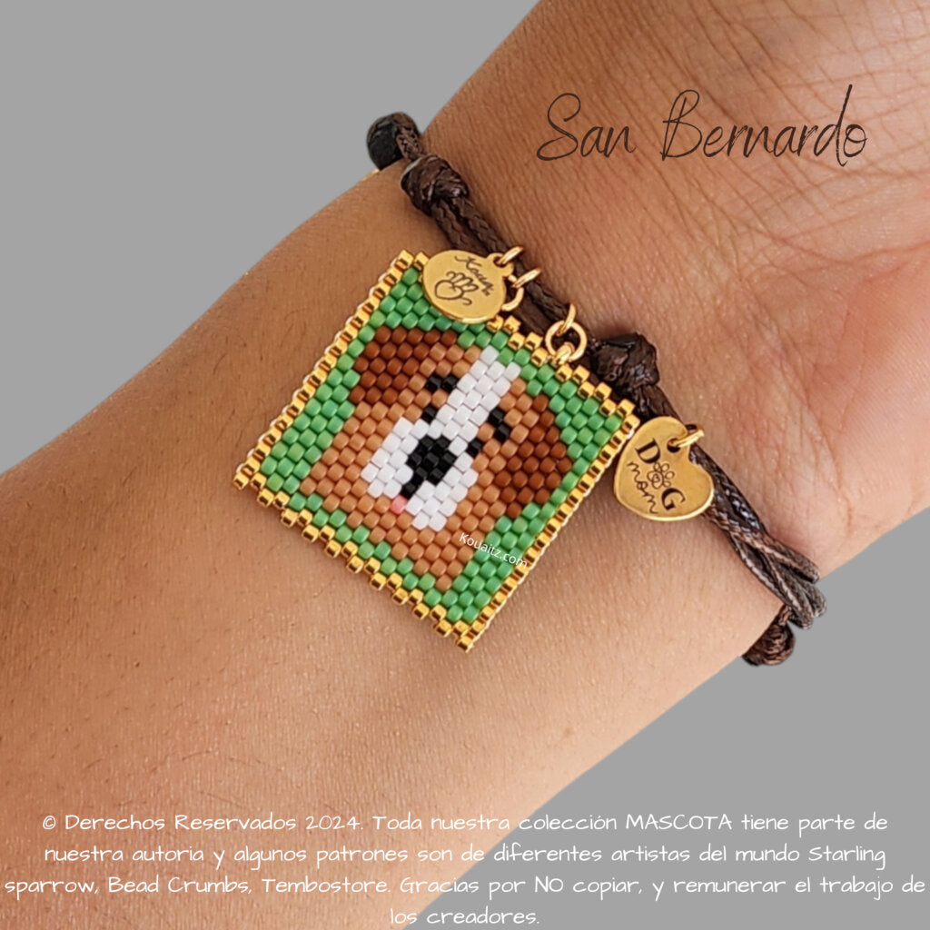 San Bernardo Pulsera, Llavero, Collar o Kit