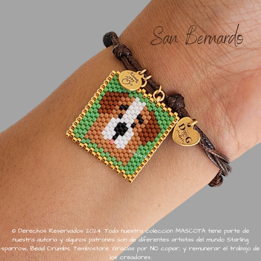 San Bernardo Pulsera, Llavero, Collar o Kit