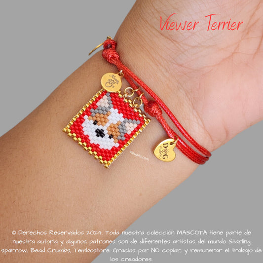 Viewer Terrier Pulsera, Llavero, Collar o Kit