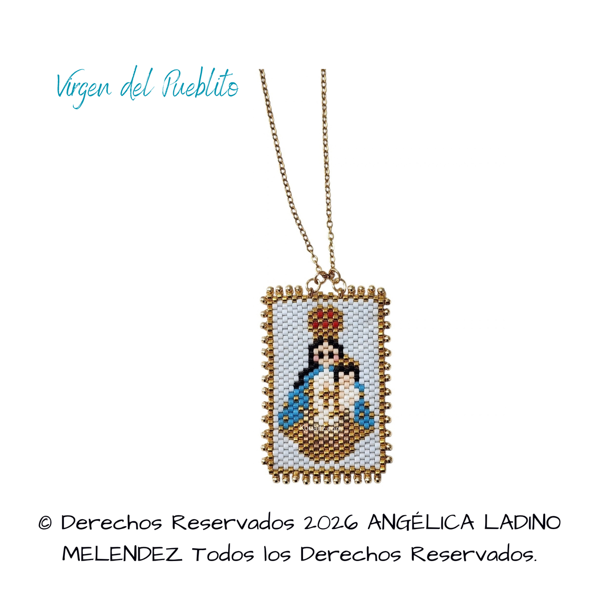 Virgen del Pueblito Collar Llavero o Pulsera