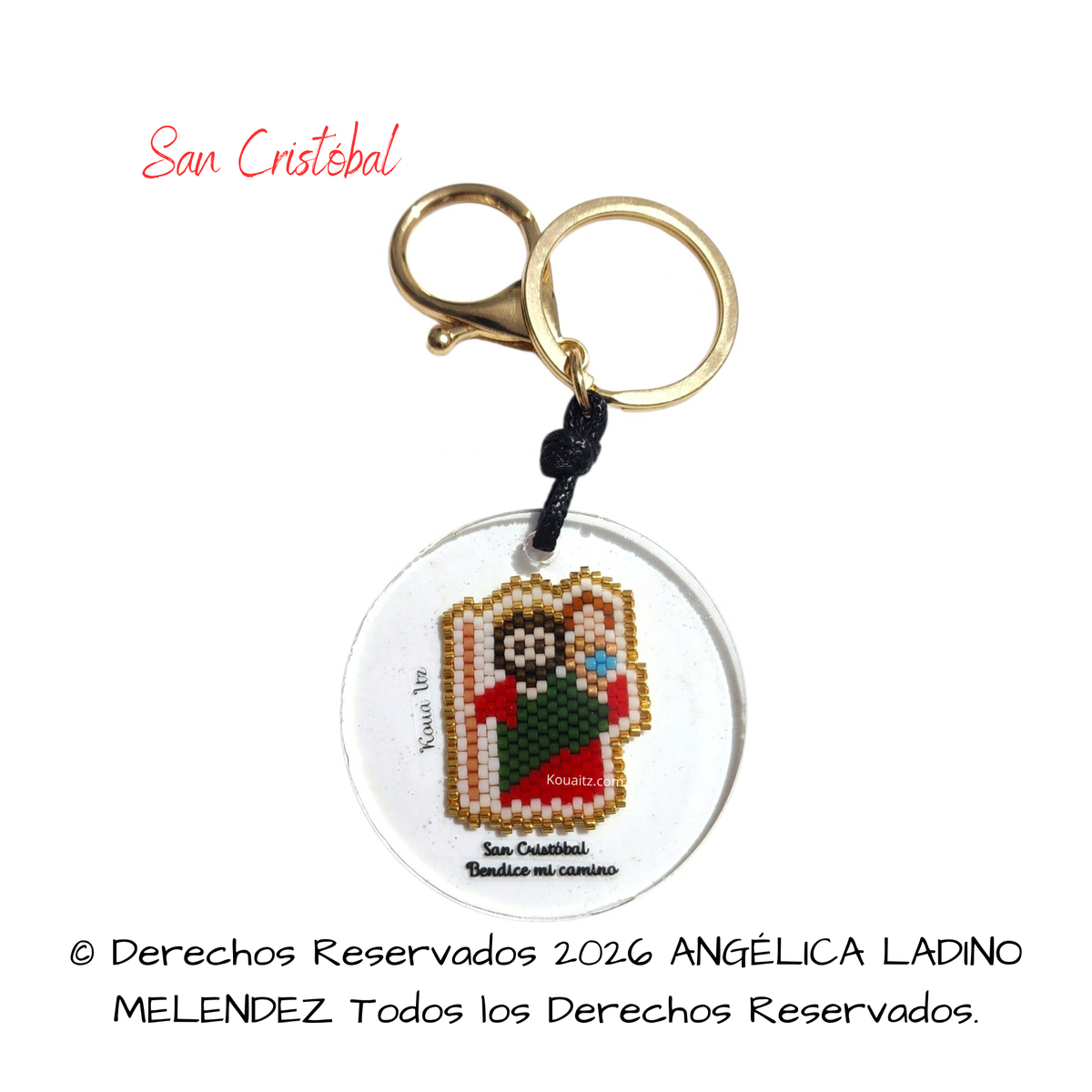 San Cristóbal Pulsera Llavero o Collar