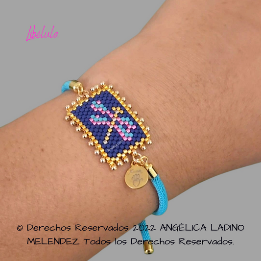 Libélula Pulsera, Llavero, Collar o Kit