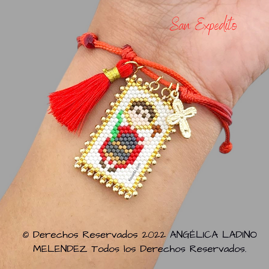 San Expedito Pulsera o Collar