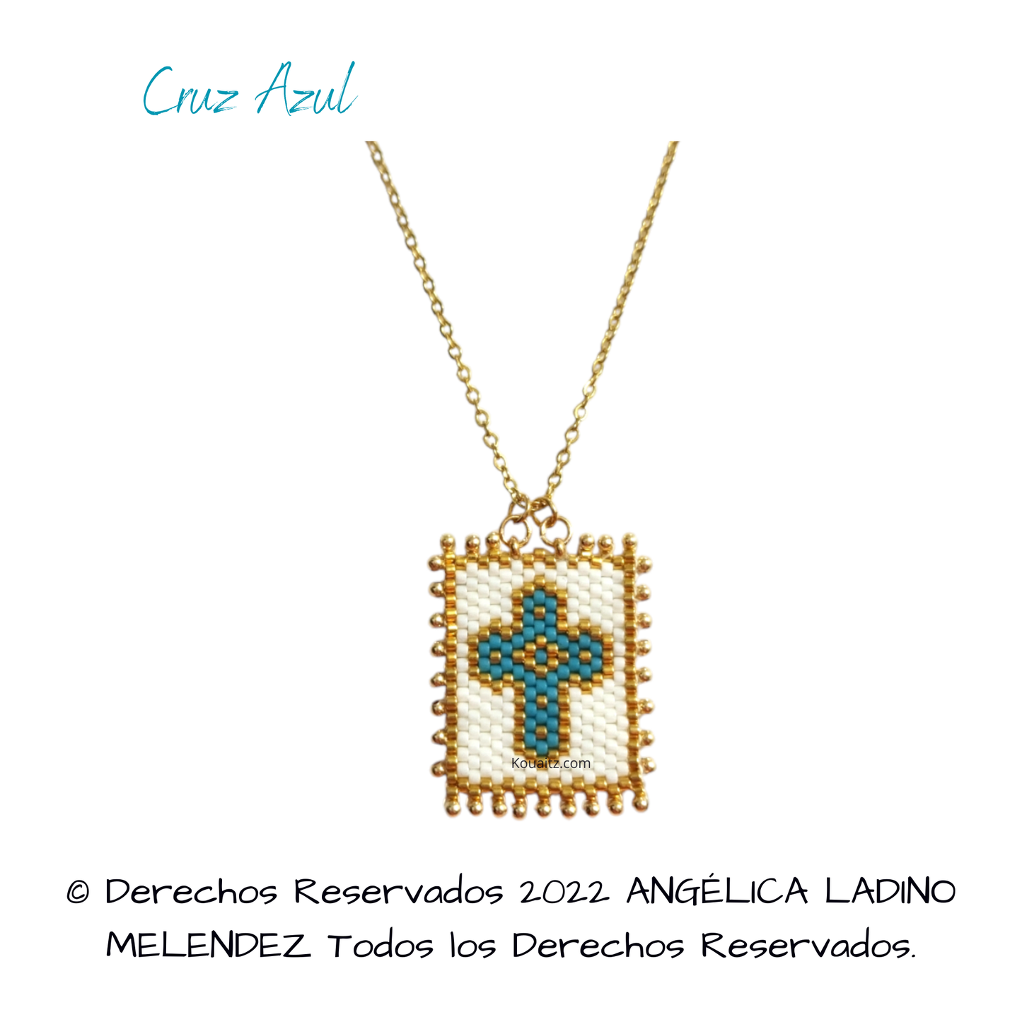 Cruz Varios Colores Pulsera, Llavero, Collar o Kit