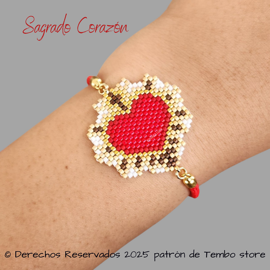 Sagrado Corazón Pulsera o Collar