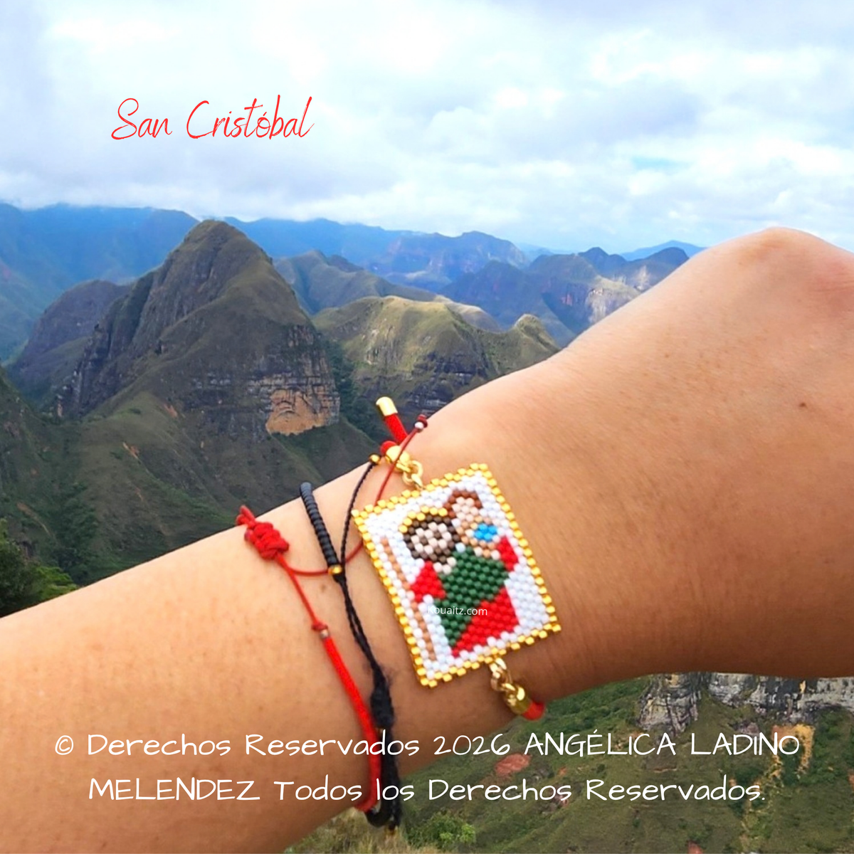San Cristóbal Pulsera Llavero o Collar