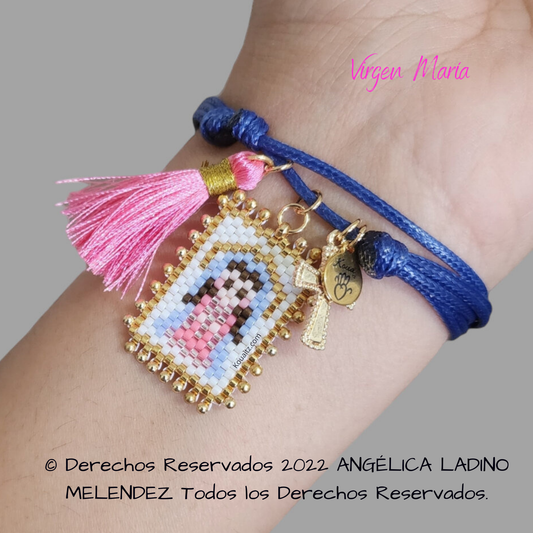 Virgen María Pulsera o Collar
