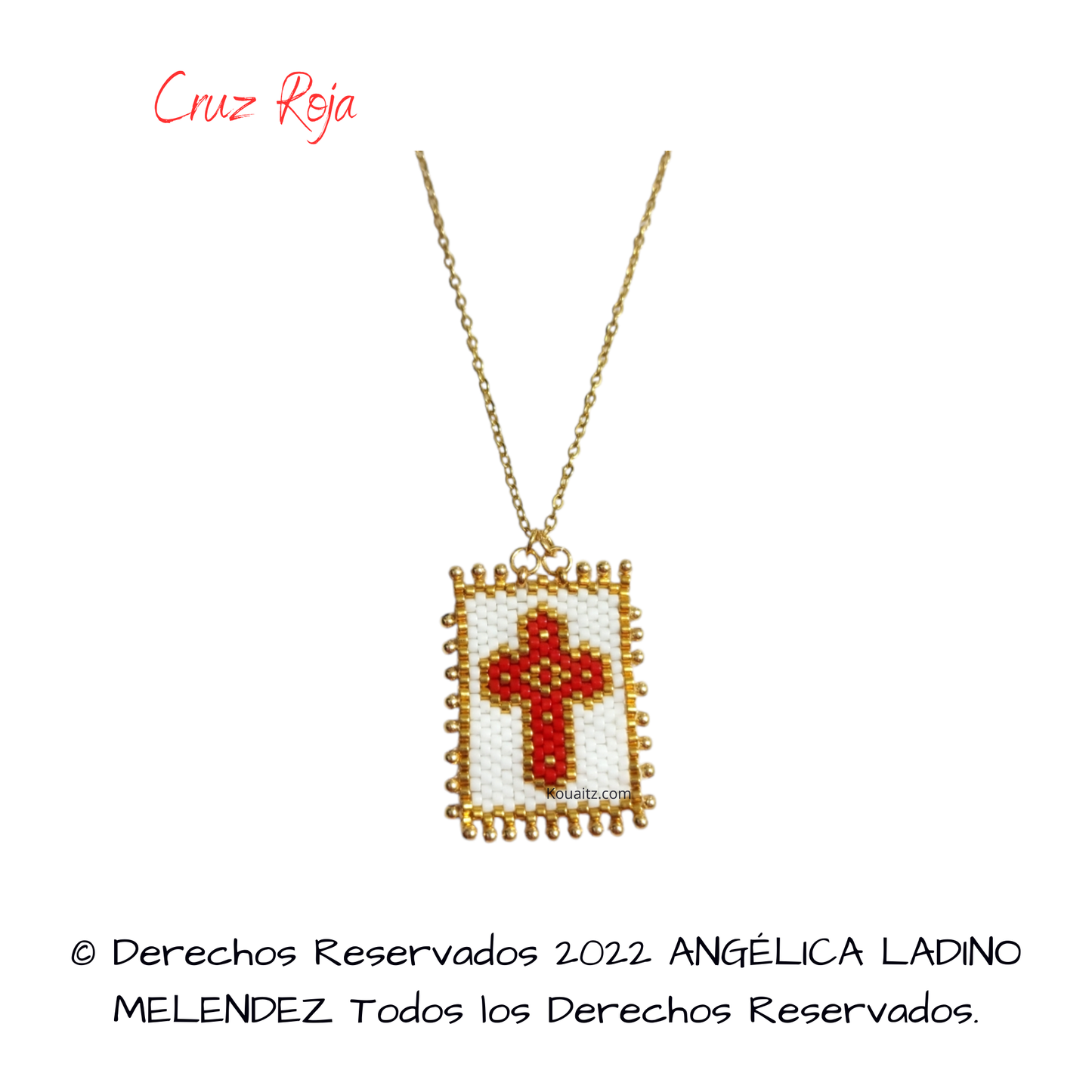 Cruz Varios Colores Pulsera, Llavero, Collar o Kit
