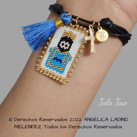 Justo Juez Pulsera, Llavero, Collar o Kit