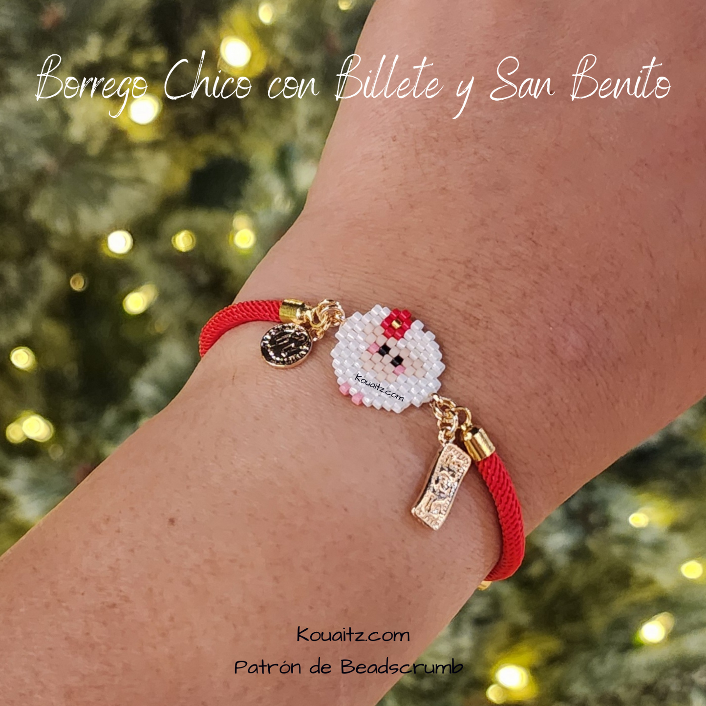 🐑 Pulsera Borreguito Chico de la Abundancia con Billete San benito – Koua Itz