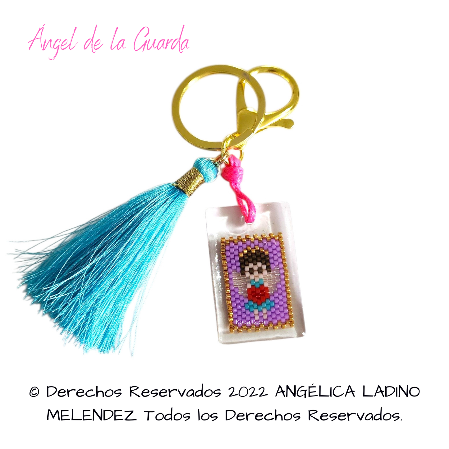 Ángel de la Guarda Pulsera, Llavero, Collar o Kit