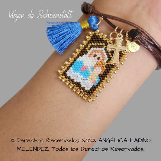 Virgen de Schoenstatt  Pulsera o Collar