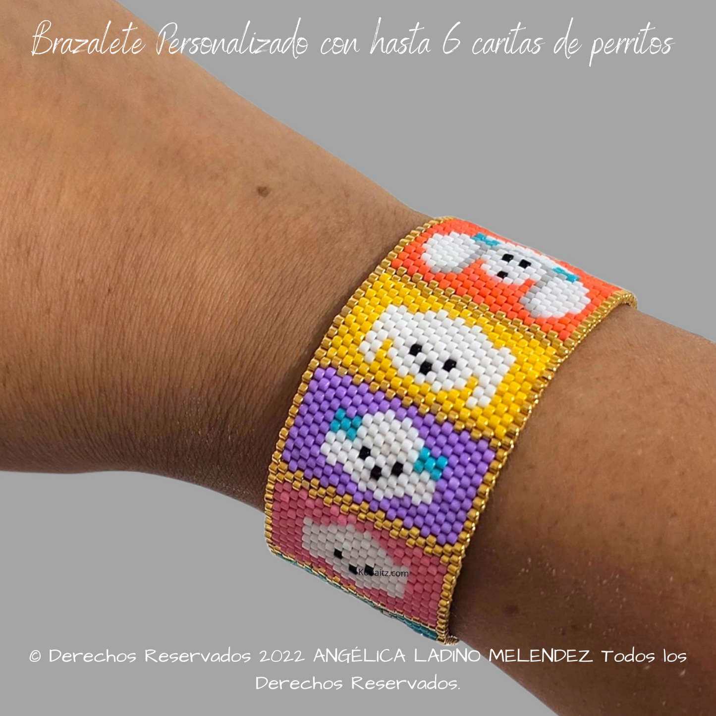 a Brazalete Personalizado hasta 6 perritos
