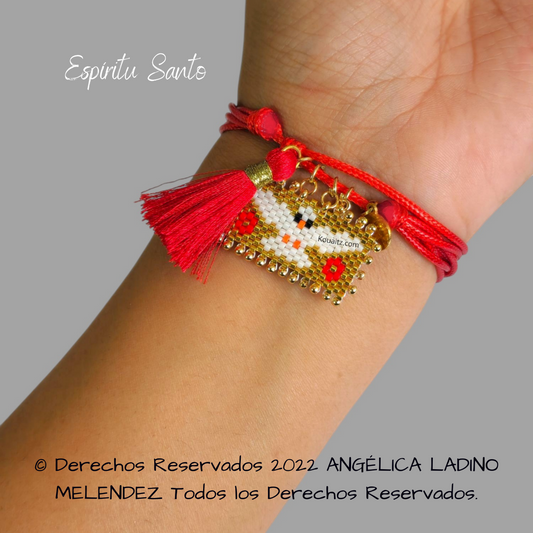 Espíritu Santo Pulsera, Llavero, Collar o Kit