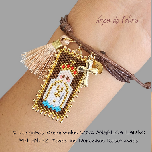 Virgen de Fátima Pulsera o Collar