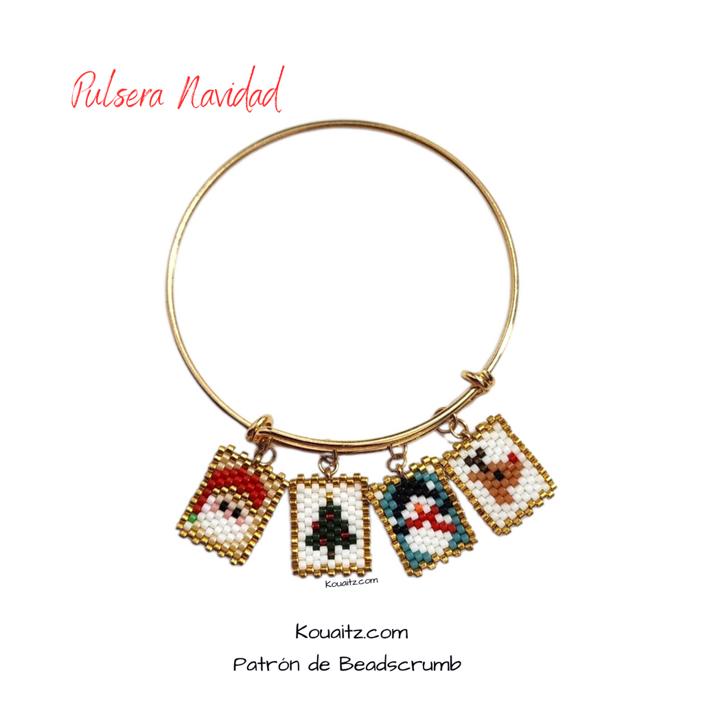 Pulsera Navideña 💫 Diseño de Autor Koua Itz