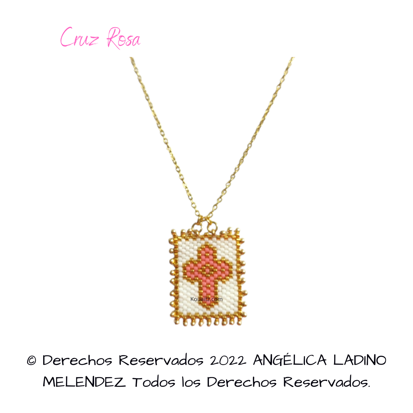 Cruz Varios Colores Pulsera, Llavero, Collar o Kit