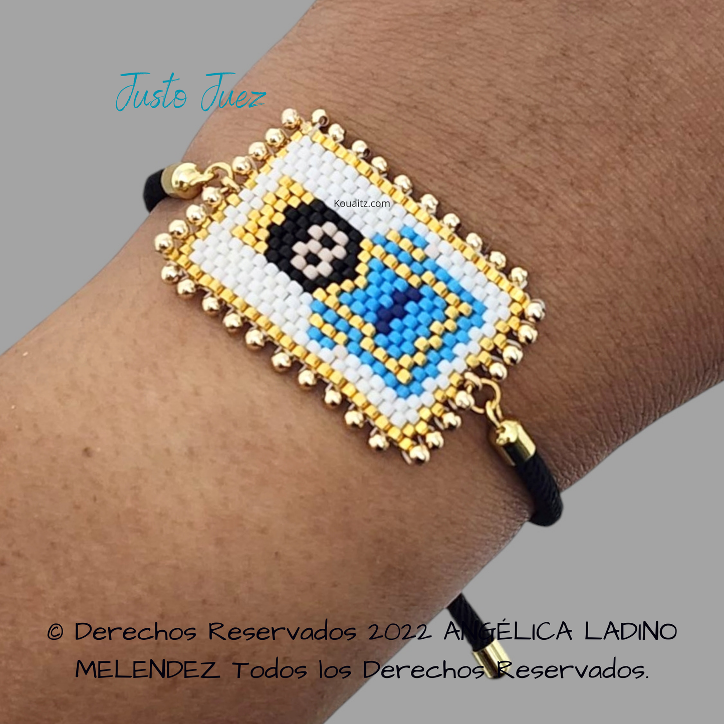 Justo Juez Pulsera, Llavero, Collar o Kit