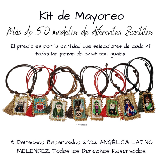 Kit Mayoreo Pulsera Santos