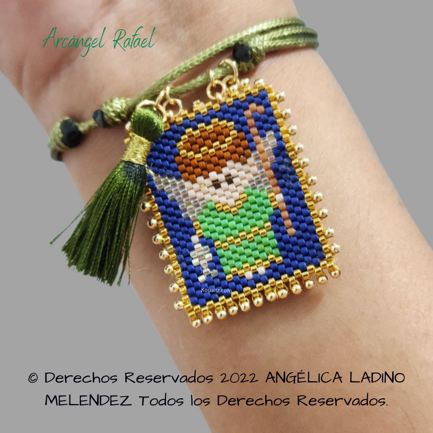 Rafael Arcángel Pulsera, Llavero, Collar o Kit