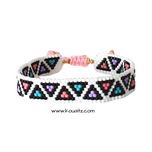 Pulsera Triángulo Blanca