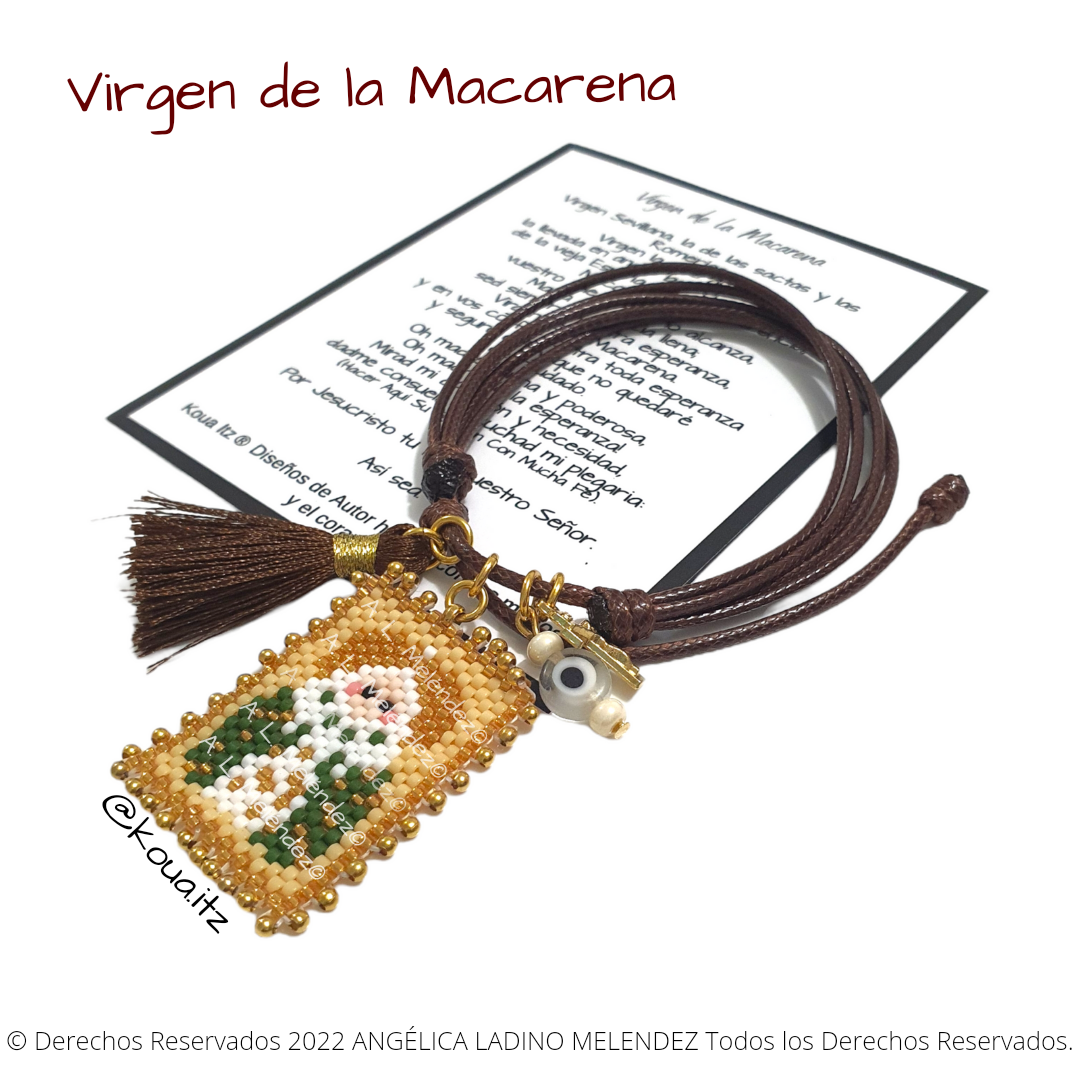 Virgen de la Macarena Escapulario Pulsera