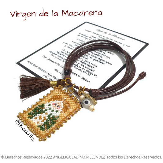 Virgen de la Macarena Escapulario Pulsera