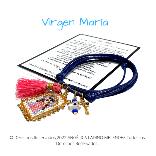 Virgen María Escapulario Pulsera