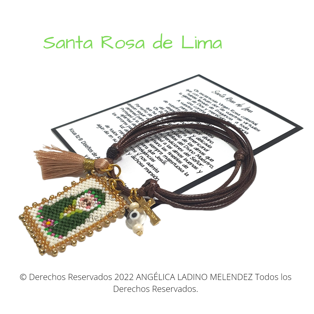 Santa Rosa de Lima Escapulario Pulsera