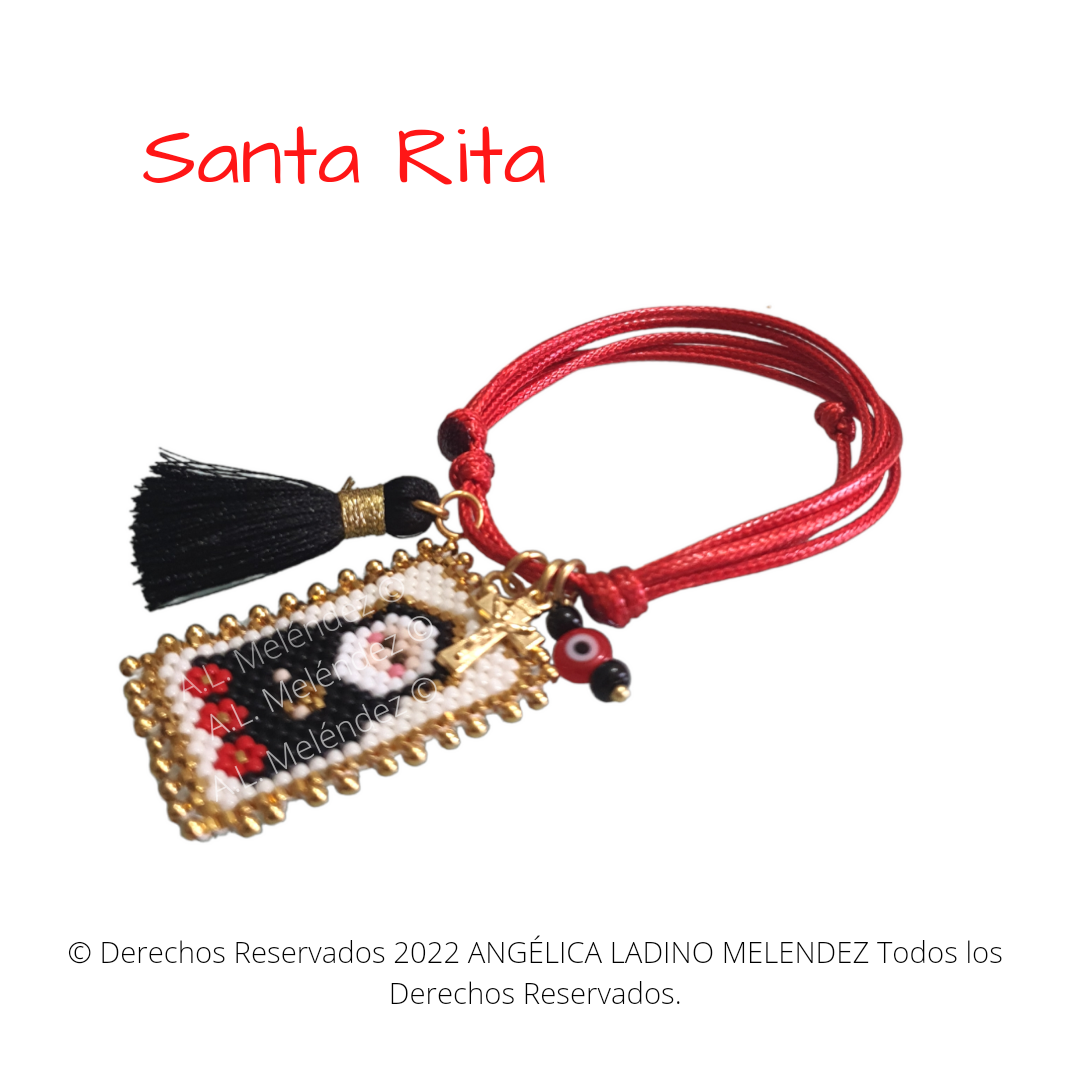 Santa Rita Escapulario Pulsera