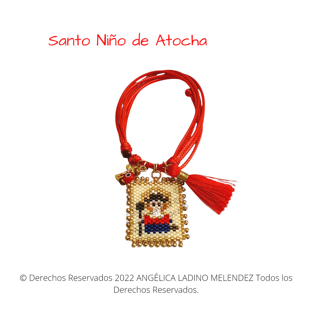 Santo Niño de Atocha Escapulario Pulesera