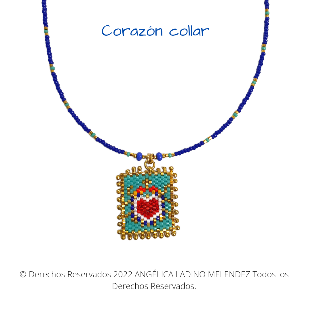 Corazón Escapulario Collar