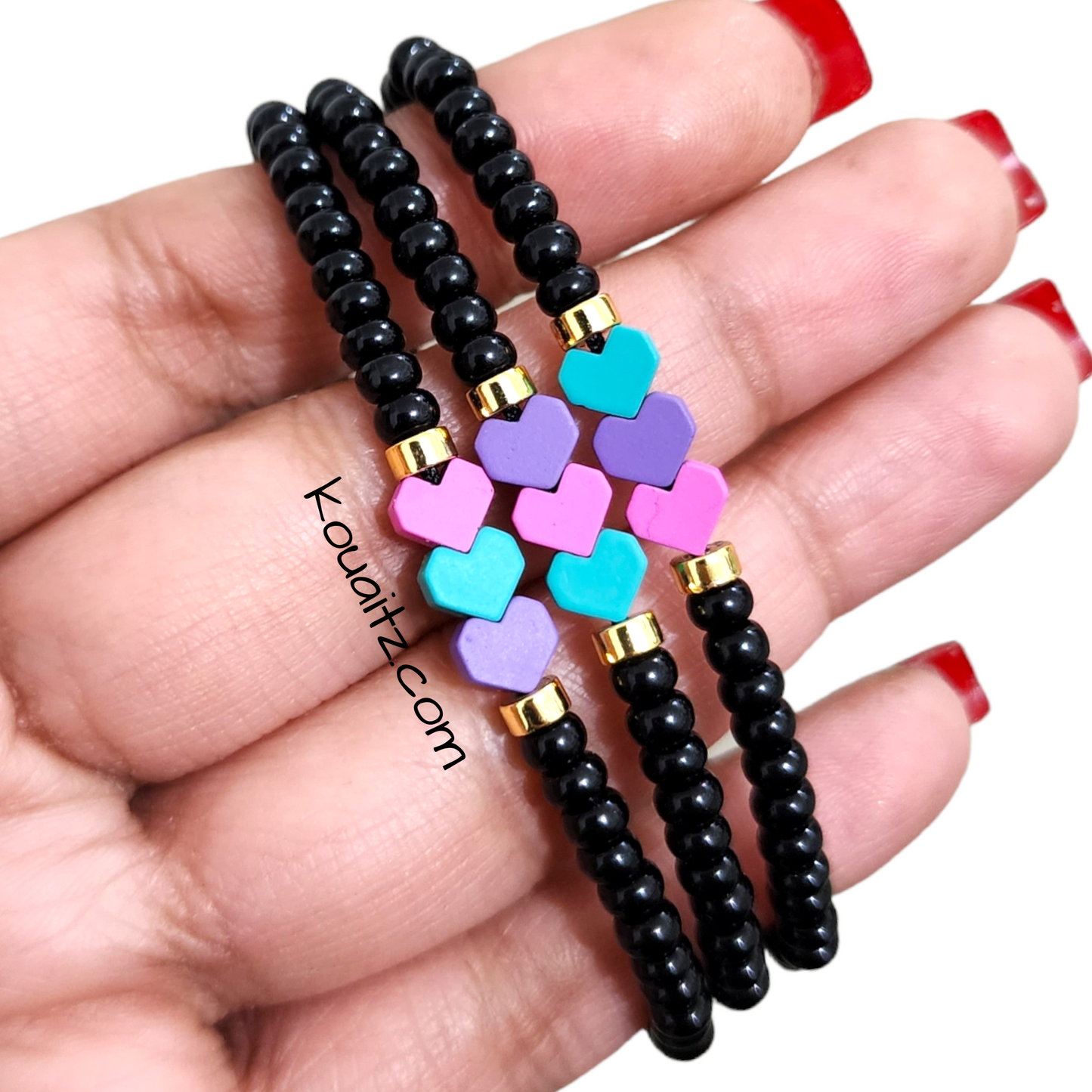 Set Corazones Amigas