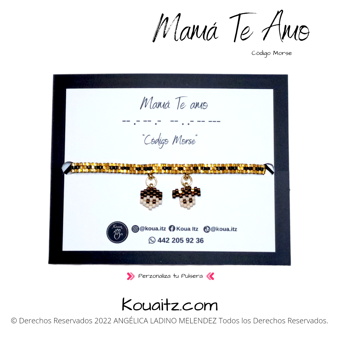 Regalo original Mamá Mujer Código Morse Día de las Madres