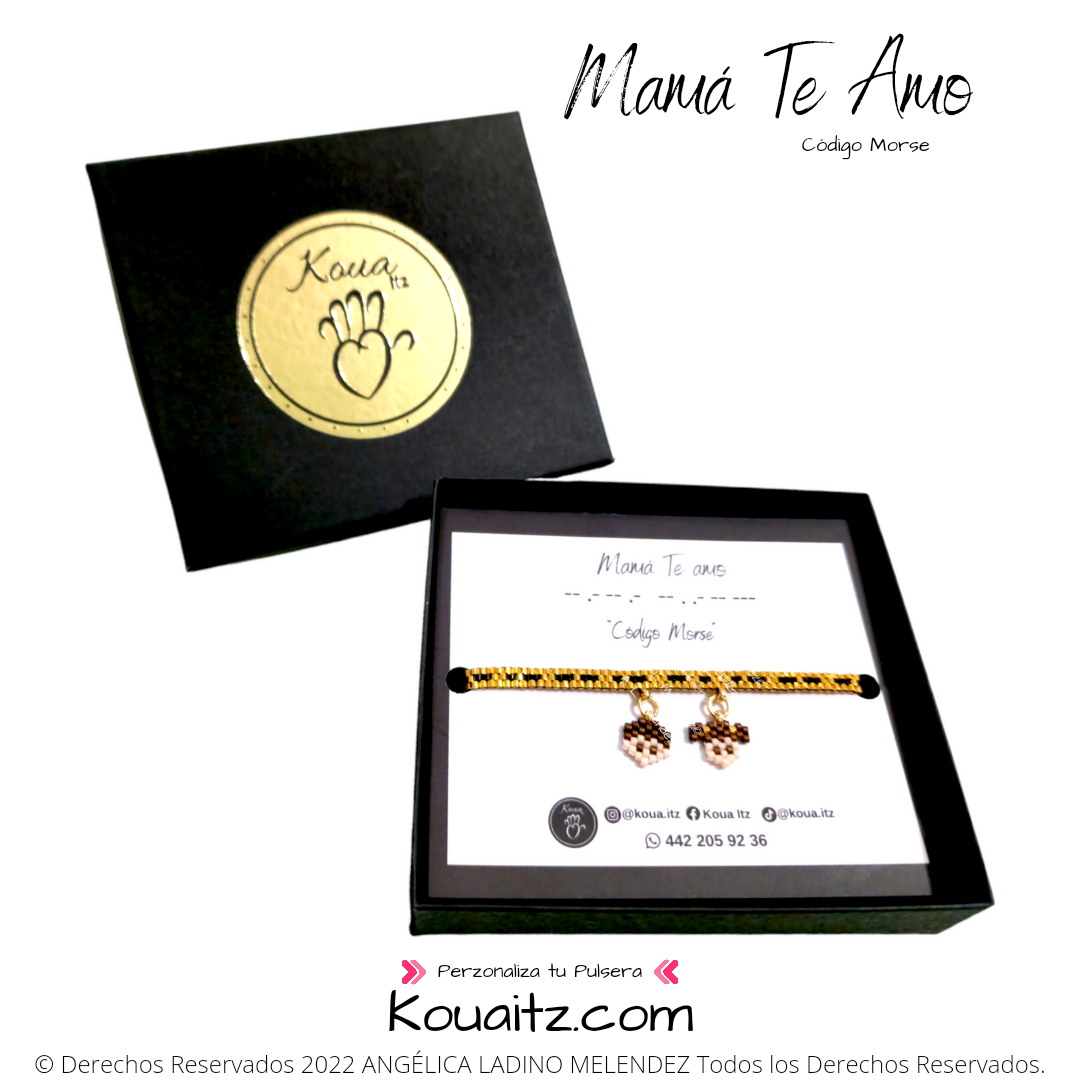 Regalo original Mamá Mujer Código Morse Día de las Madres