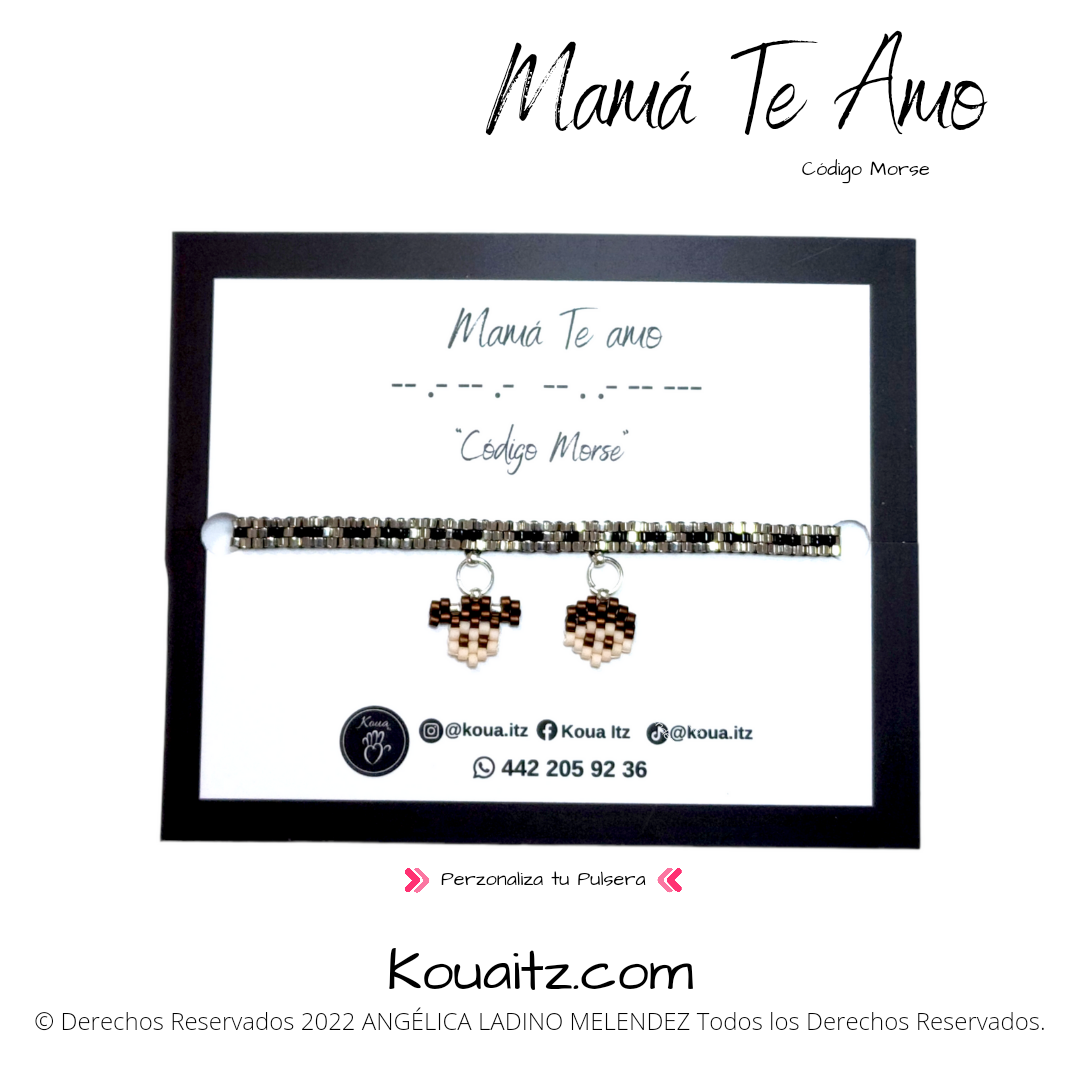 Regalo original Mamá Mujer Código Morse Día de las Madres