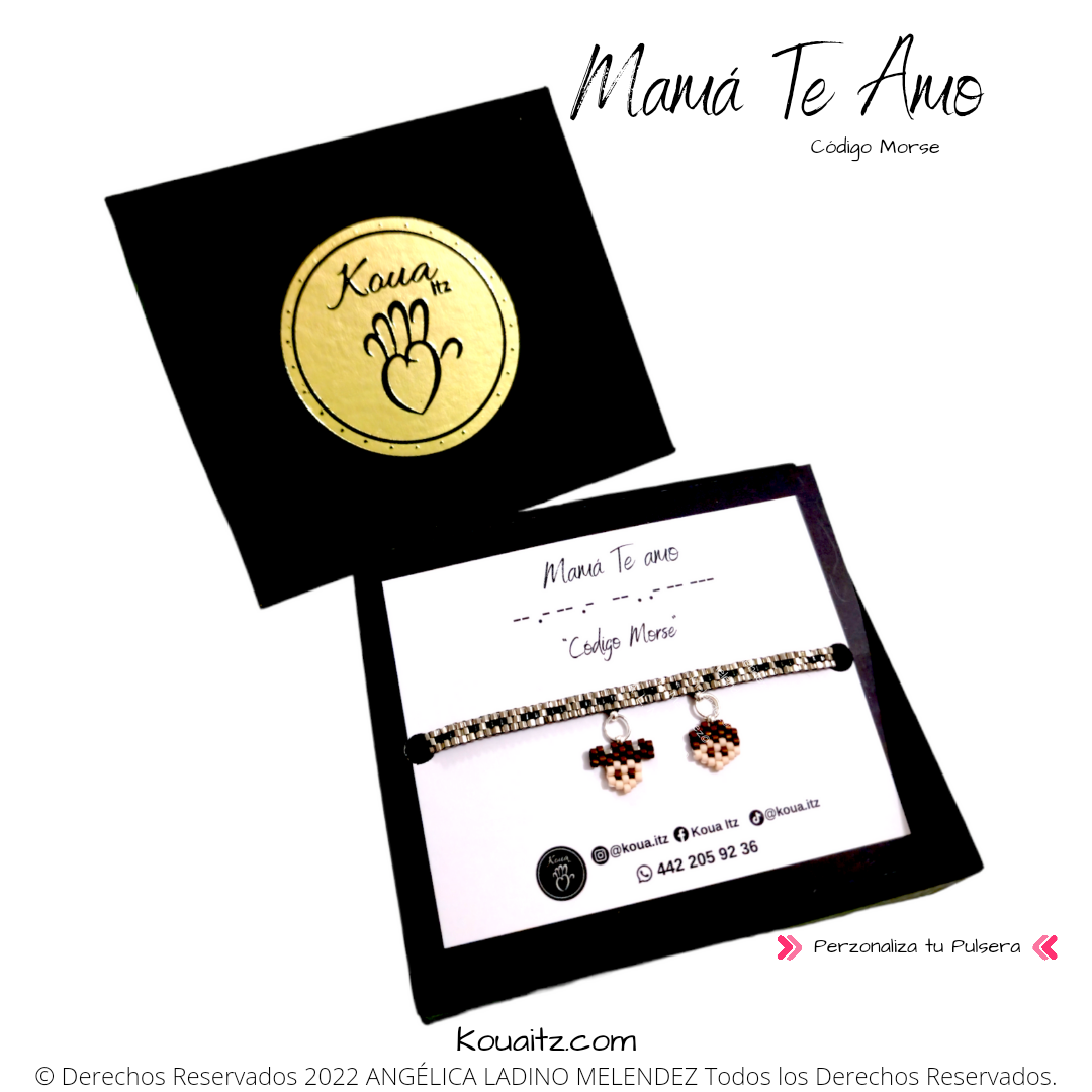 Regalo original Mamá Mujer Código Morse Día de las Madres