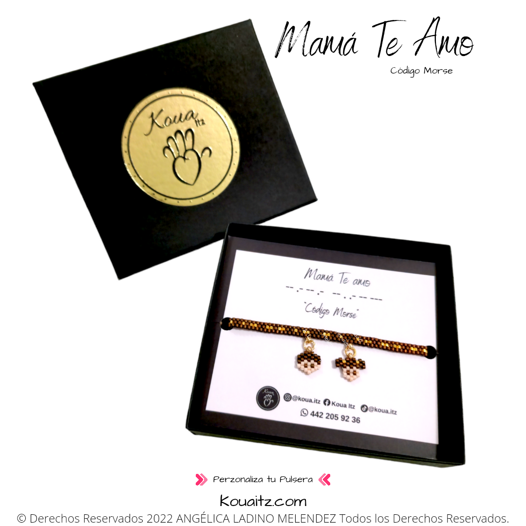 Regalo original Mamá Mujer Código Morse Día de las Madres