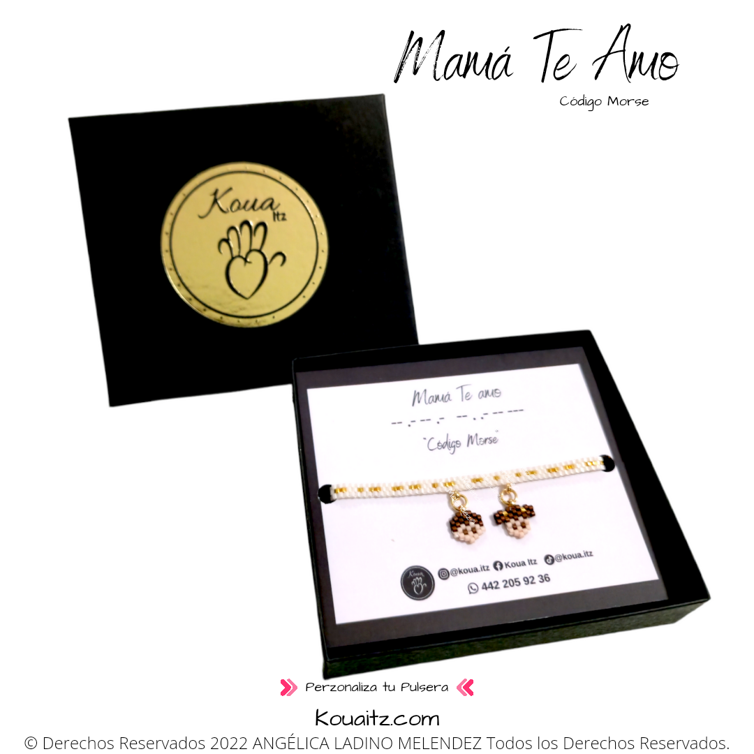 Regalo original Mamá Mujer Código Morse Día de las Madres