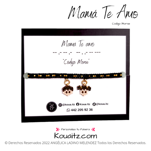 Regalo original Mamá Mujer Código Morse Día de las Madres