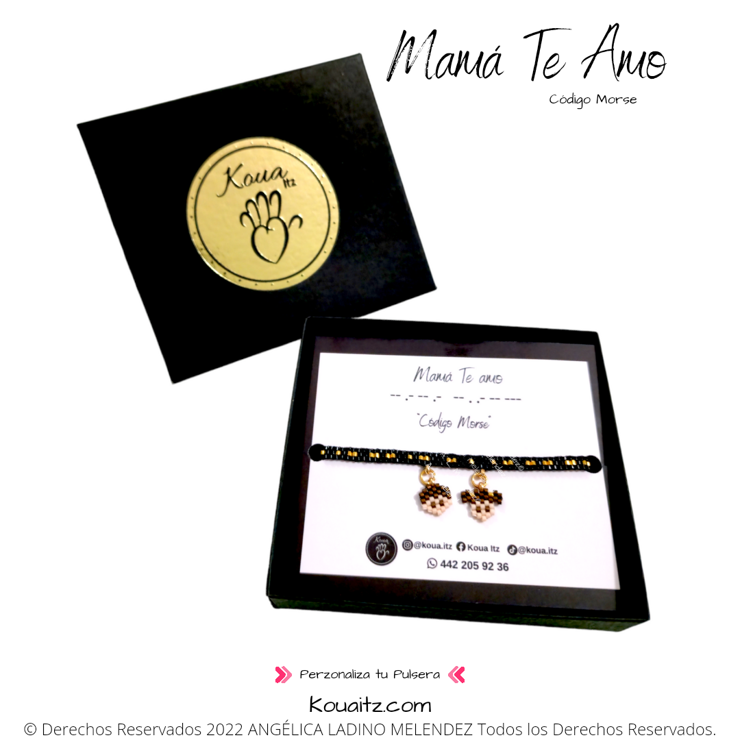 Regalo original Mamá Mujer Código Morse Día de las Madres