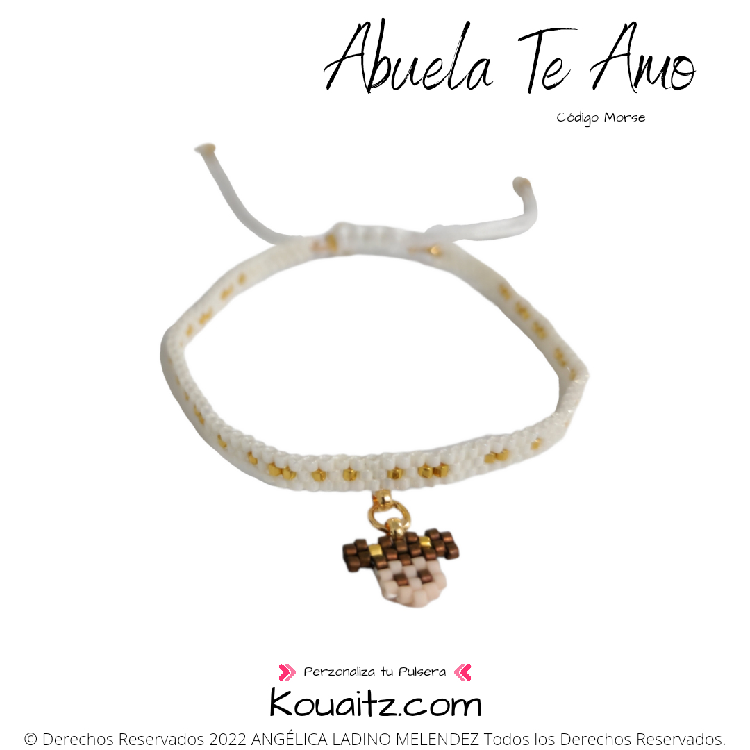 Regalo original Abuela Mujer Código Morse