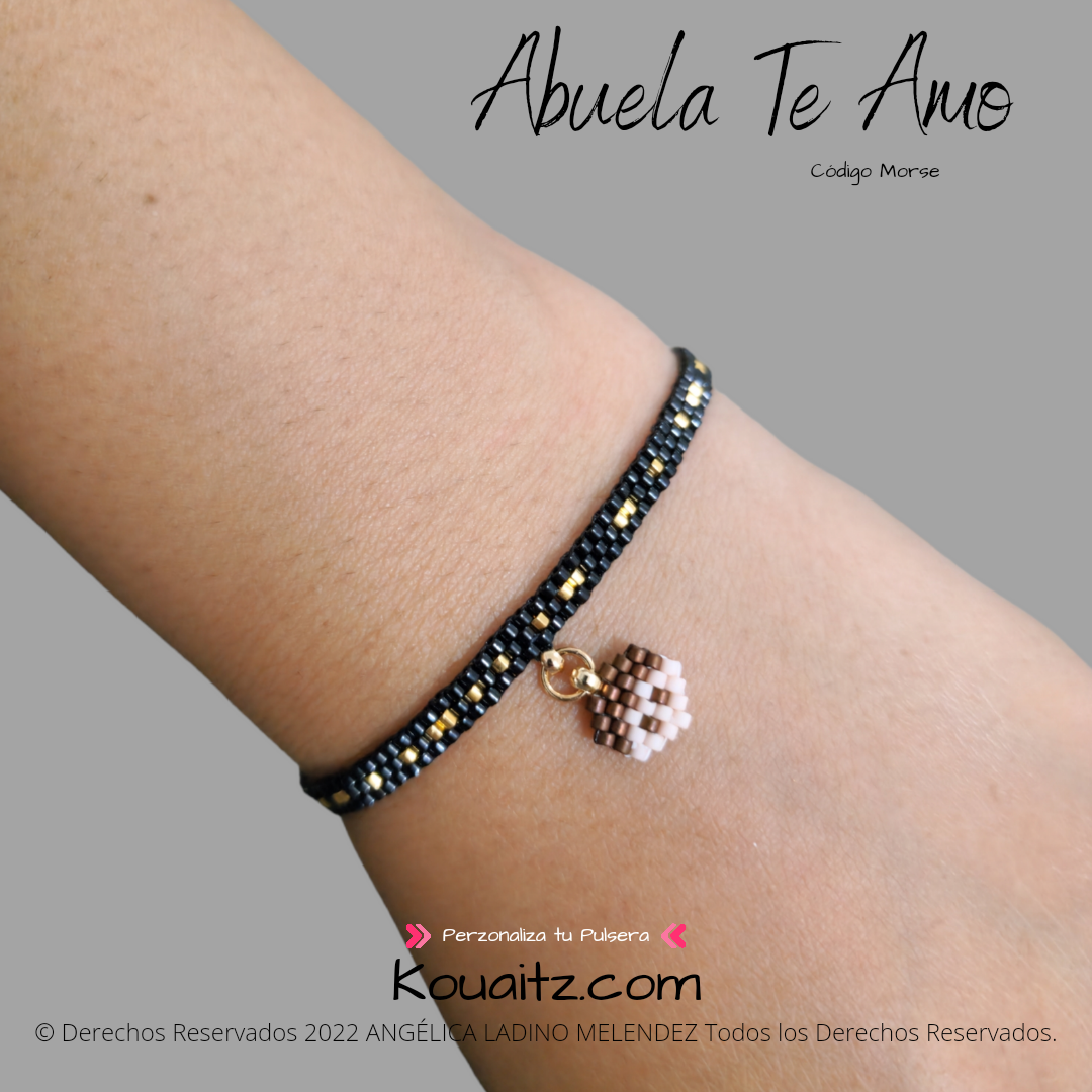 Regalo original Abuela Mujer Código Morse